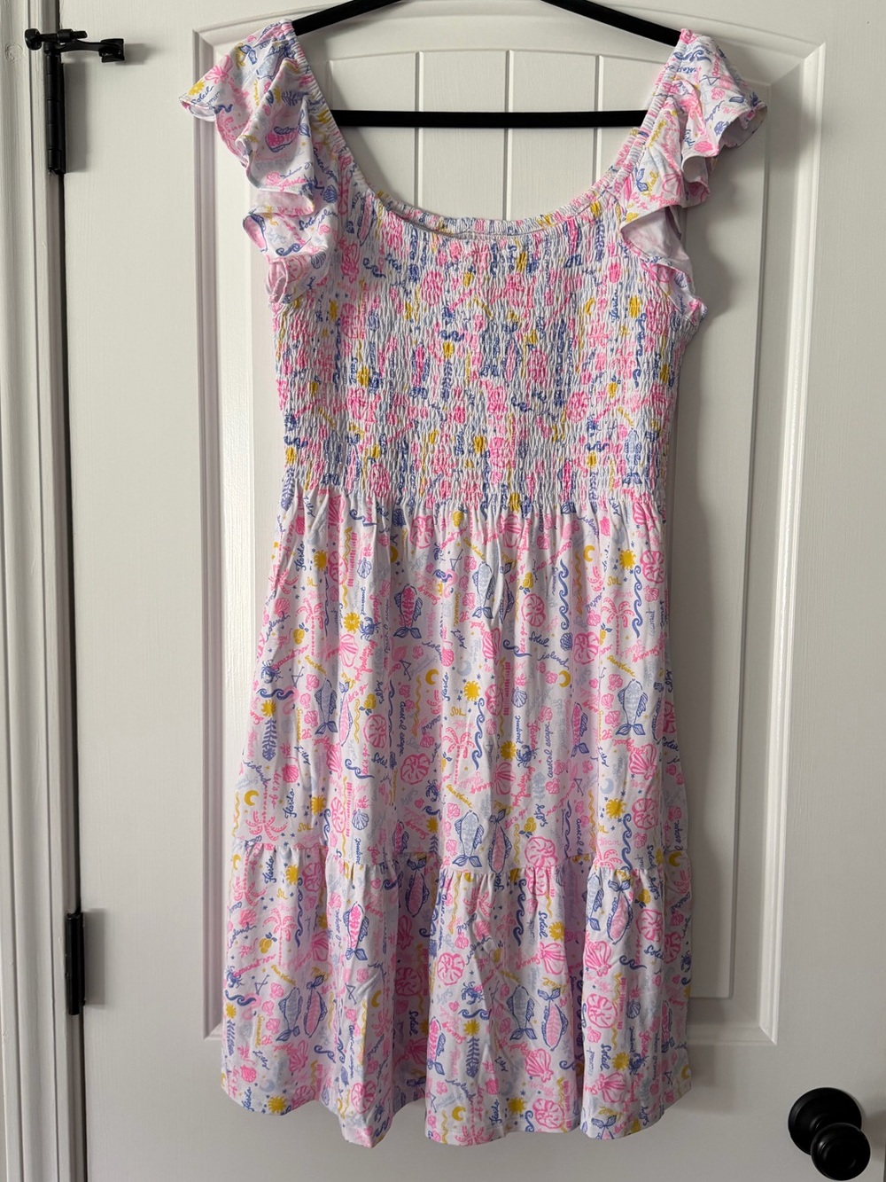 NWT Lilly Pulitzer Jilly Smocked Dress size Large - original retail $148 - Picture 6 of 10